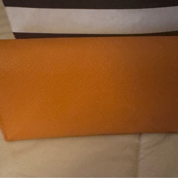 Tory Burch Vibrant Orange Wallet - Picture 2 of 3